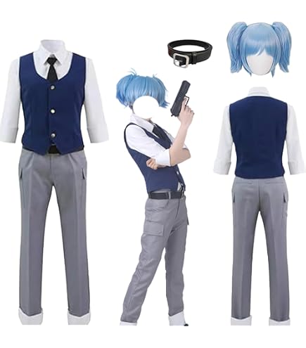 Amazon.co.jp: 暗殺教室 潮田渚 コスプレ衣装 セット, ベスト